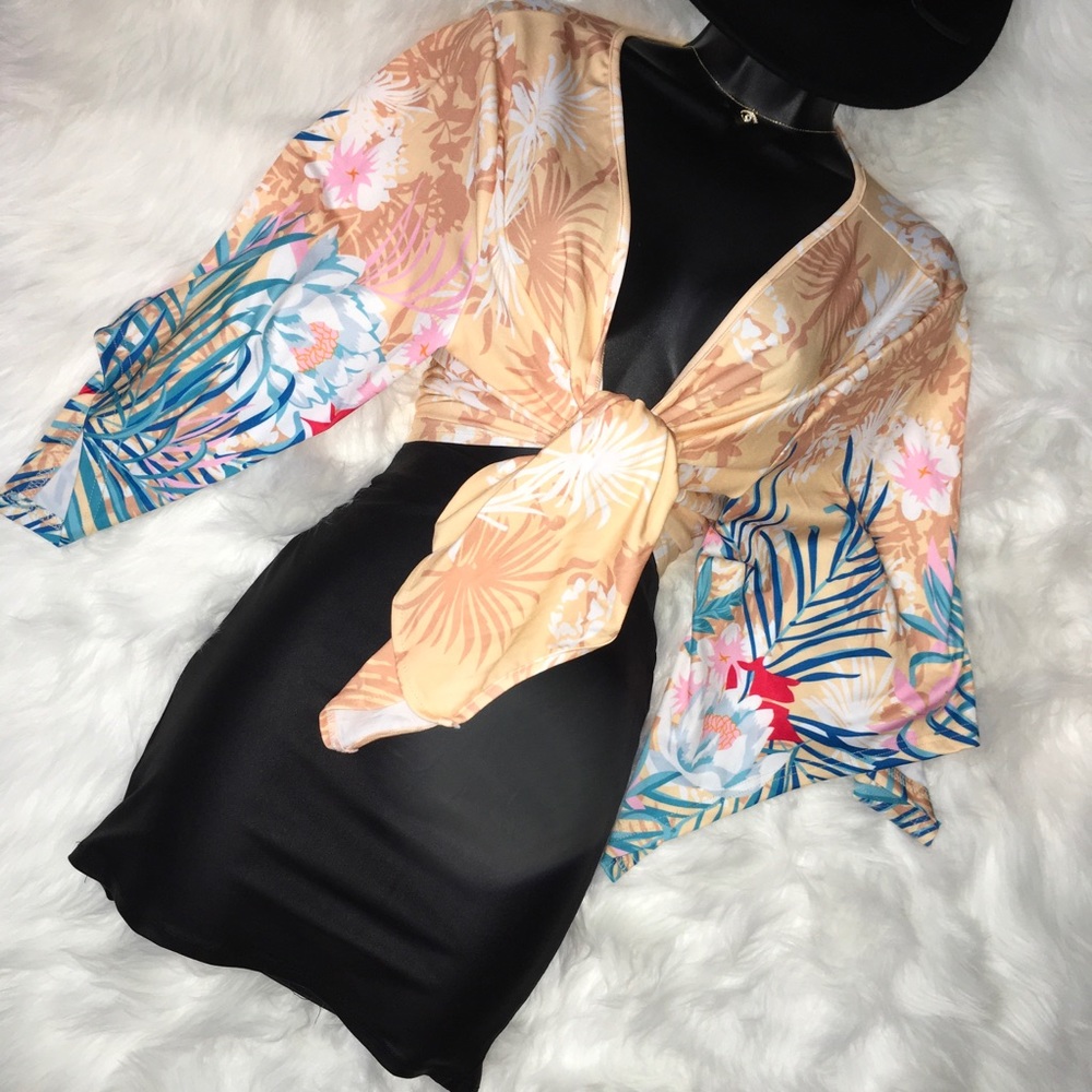 Flower crop top